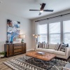 Open space living area with natural lighting