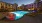 a pool in a courtyard