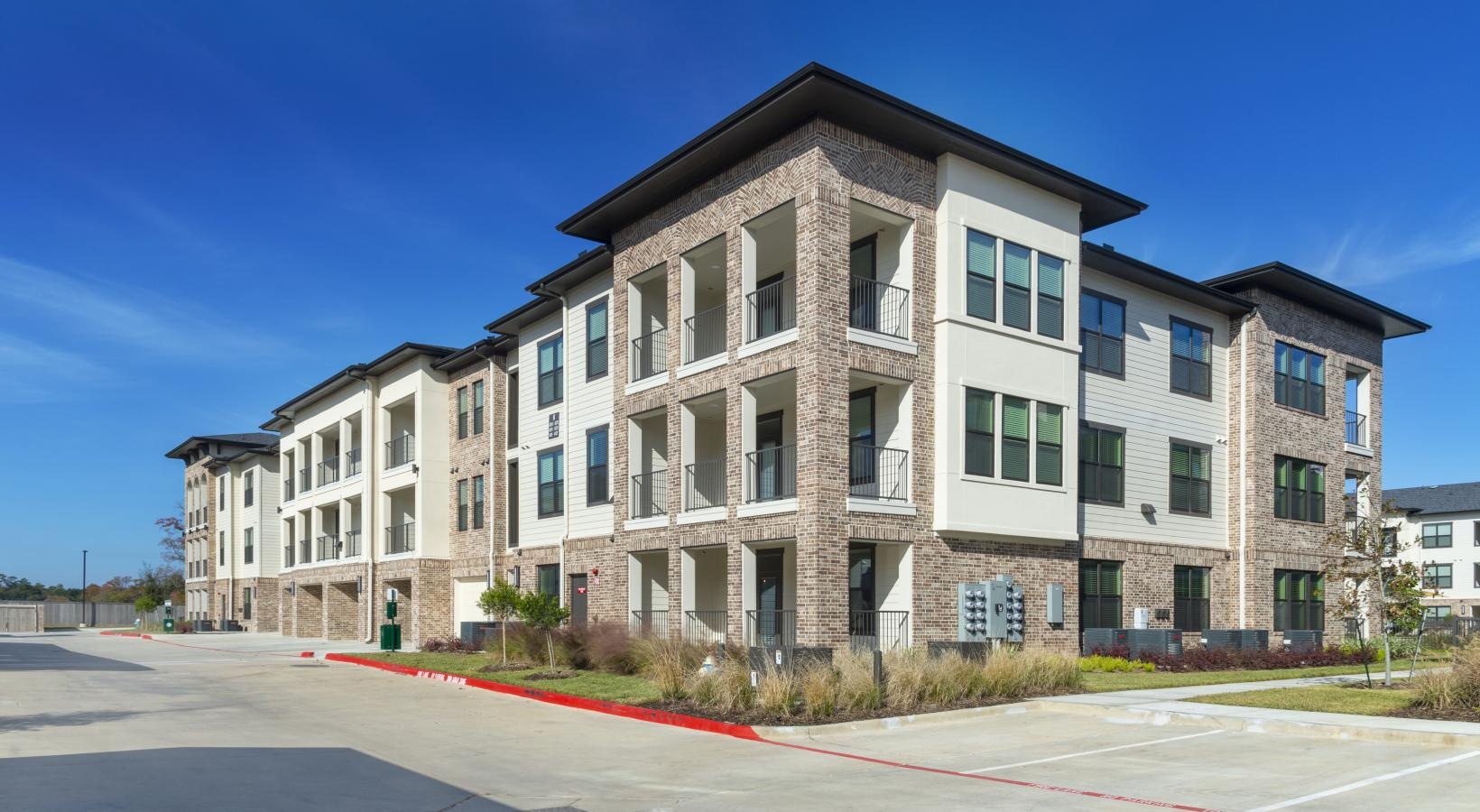 Settle into comfort at Berkshire Exchange a large building with many windows