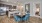 a kitchen with a dining table